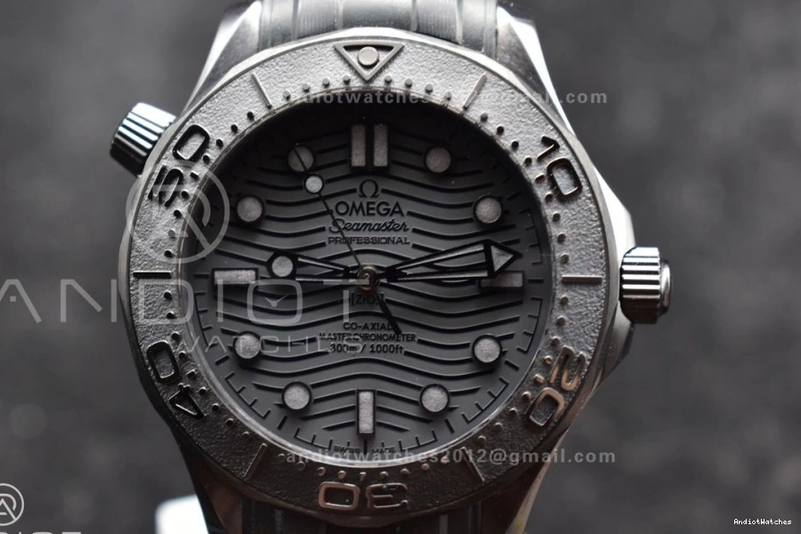 Best Durable Strap 1:1 1066 on 300m Seamaster Black A Dial Black VSF Edition 43.5mm Black Rubber Ceramic 0423